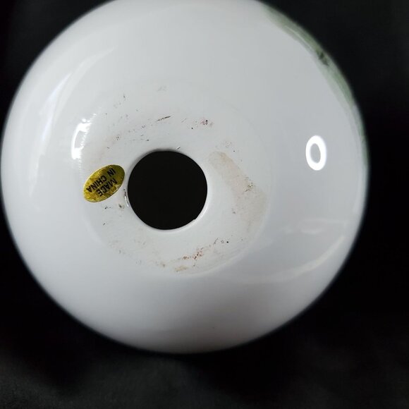 VTG Decorative Ceramic Egg With Easter Bunny Playing Accordion 6.5" Tall 4" Wide - Picture 6 of 8